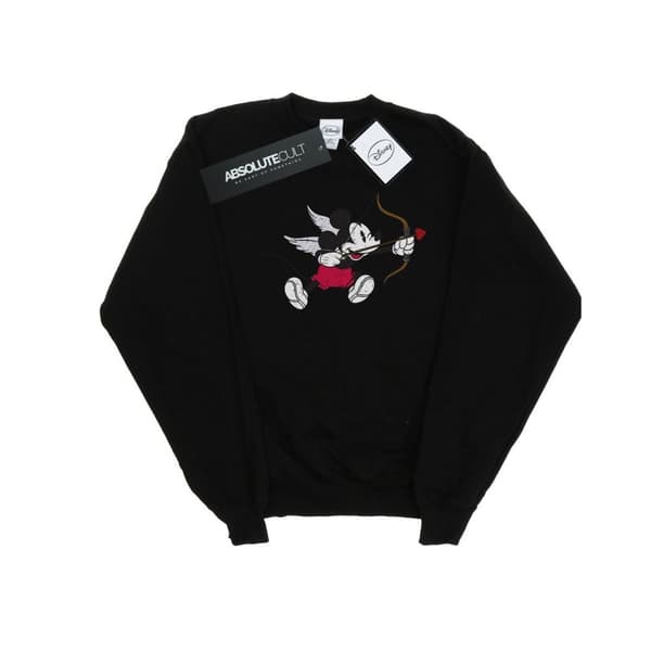 Disney Mens Musse Pigg Love Cherub Sweatshirt