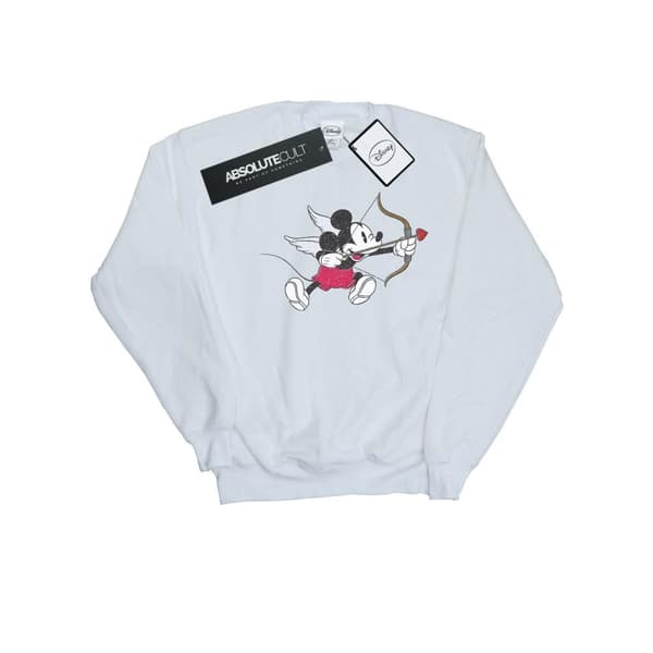 Disney Mens Musse Pigg Love Cherub Sweatshirt