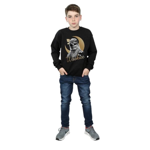 Star Wars Boys The Last Jedi Gold Chewbacca Sweatshirt