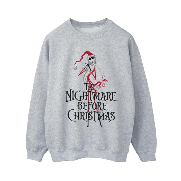 Disney Dam/kvinnor The Nightmare Before Christmas - Sweatshirt med jultomte