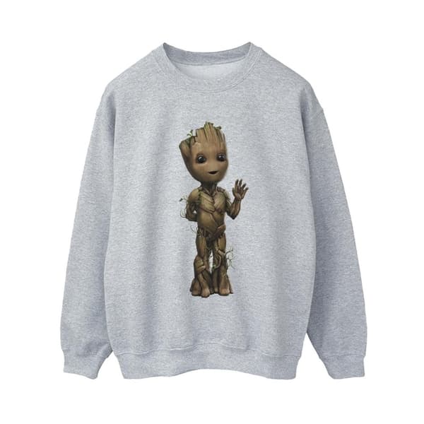 Marvel Womens/Ladies I Am Groot Wave Pose Sweatshirt