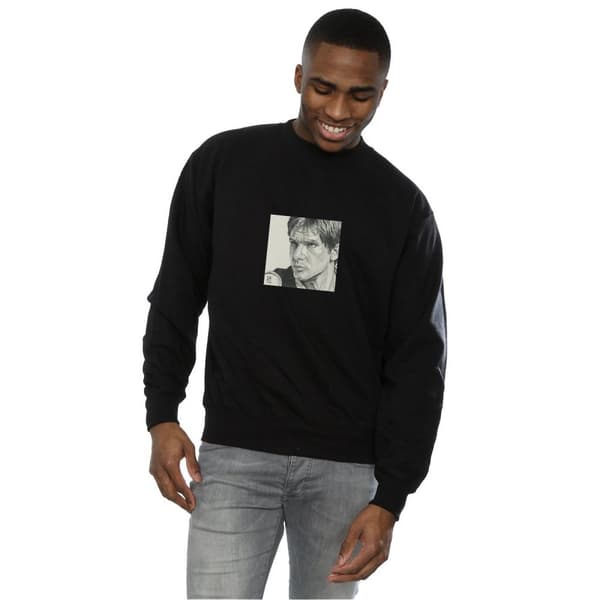 Star Wars Mens Han Solo Drawing Sweatshirt