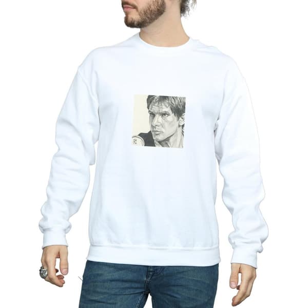 Star Wars Mens Han Solo Drawing Sweatshirt