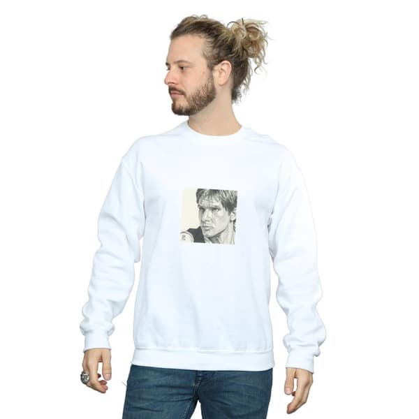 Star Wars Mens Han Solo Drawing Sweatshirt