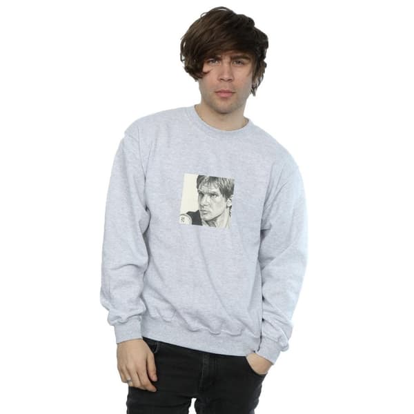 Star Wars Sweatshirt med teckningar av Han Solo, herr