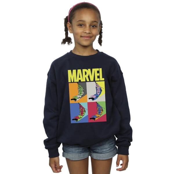 Marvel Girls Spider-Man Pop Art Sweatshirt
