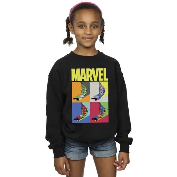 Marvel Girls Spider-Man Pop Art Sweatshirt