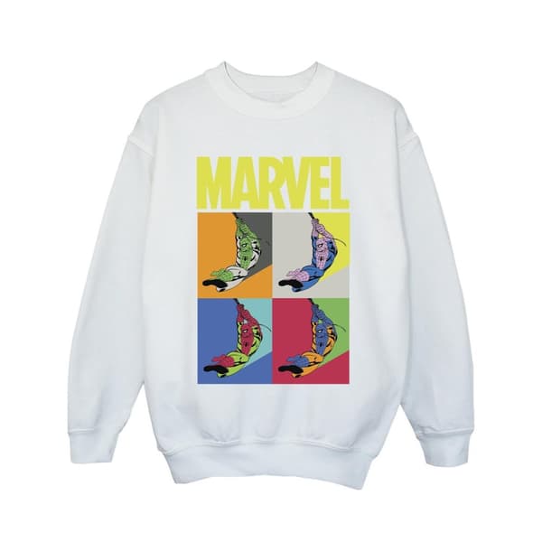 Marvel Girls Spider-Man Pop Art Sweatshirt