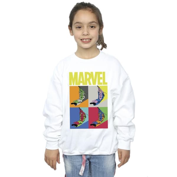 Marvel Girls Spider-Man Pop Art Sweatshirt