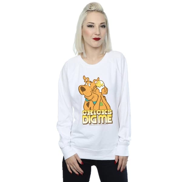 Scooby Doo Dam/Tjej - Chicks Dig Me - Sweatshirt