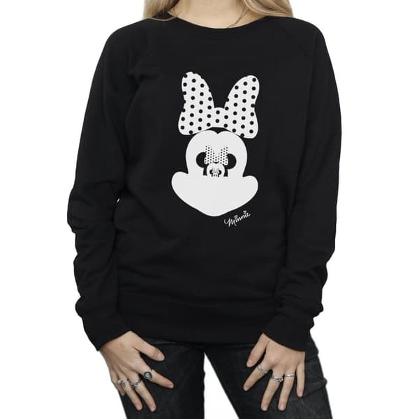 Disney Dam/kvinnor Minnie Mouse Mirror Illusion Sweatshirt