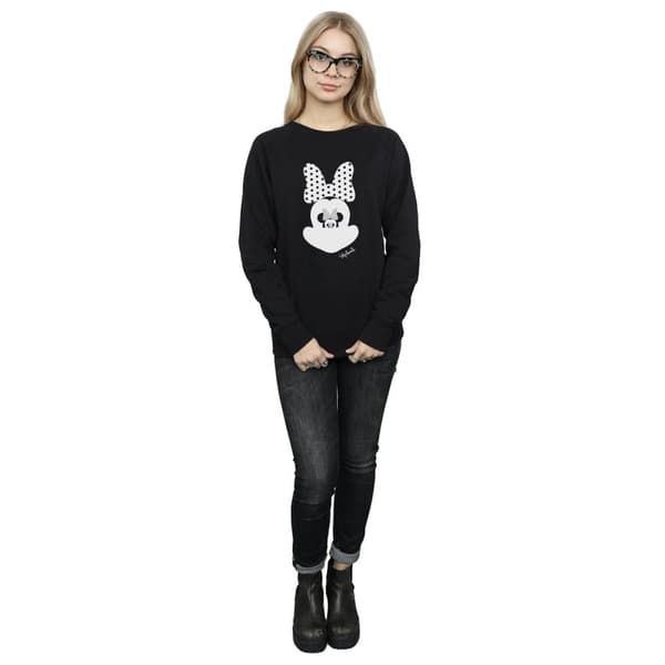 Disney Dam/kvinnor Minnie Mouse Mirror Illusion Sweatshirt
