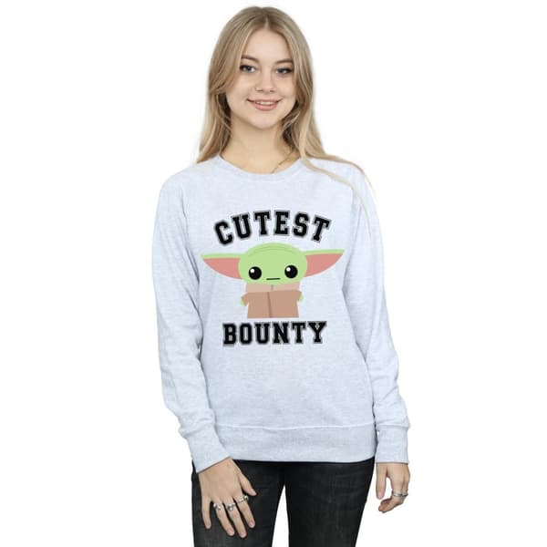 Star Wars Dam/Tjej The Mandalorian Cutest Bounty Sweatshirt