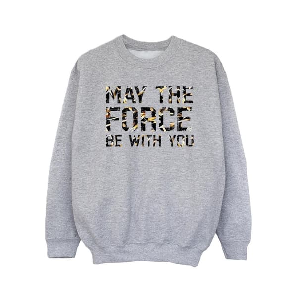Star Wars Girls May The Force Infill Sweatshirt