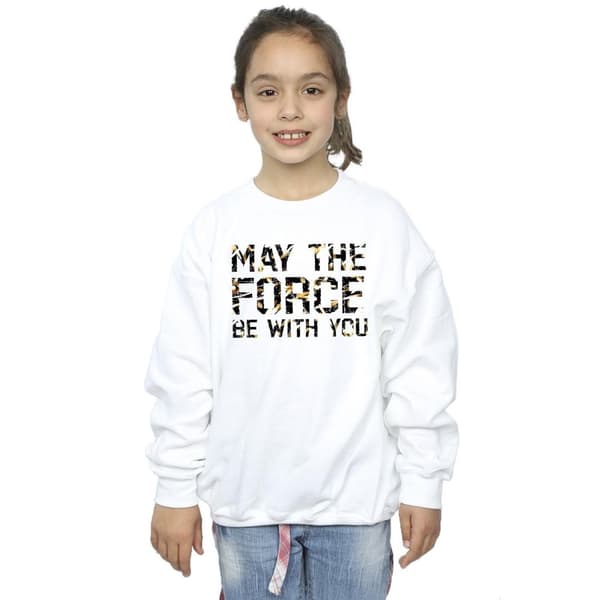 Star Wars Girls May The Force Infill Sweatshirt