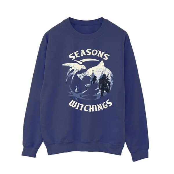 Netflix Womens/Ladies The Witcher Christmas Wolf Sweatshirt