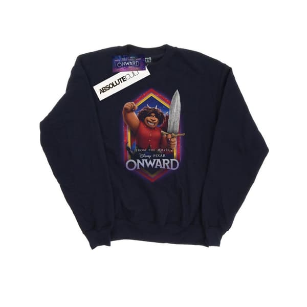 Disney Dam/Tjej Onward Corey Manticore Crest Sweatshirt Navy Blue L