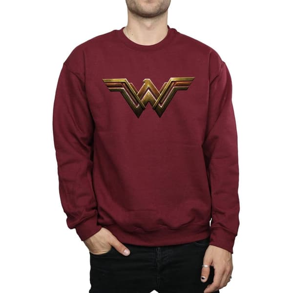 DC Comics Herrtröja med Wonder Woman-emblem från Justice League-filmen