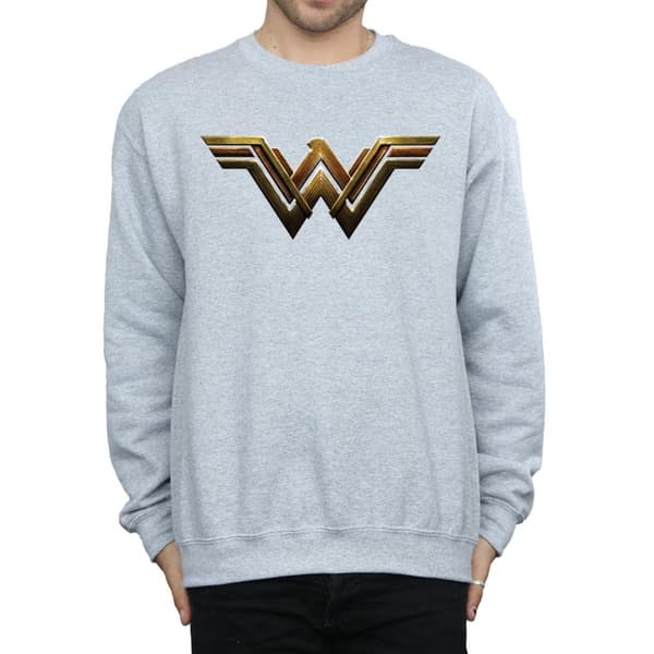 DC Comics Herrtröja med Wonder Woman-emblem från Justice League-filmen