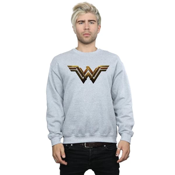 DC Comics Herrtröja med Wonder Woman-emblem från Justice League-filmen