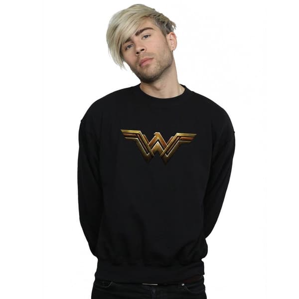 DC Comics Herrtröja med Wonder Woman-emblem från Justice League-filmen