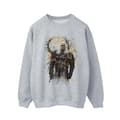 Miniatyrbilde 1 av 2: Netflix Mens The Witcher Smoking Wolf Sweatshirt