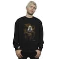 Miniatyrbilde 2 av 3: Netflix Mens The Witcher Smoking Wolf Sweatshirt