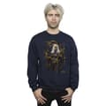 Miniatyrbilde 2 av 3: Netflix Mens The Witcher Smoking Wolf Sweatshirt