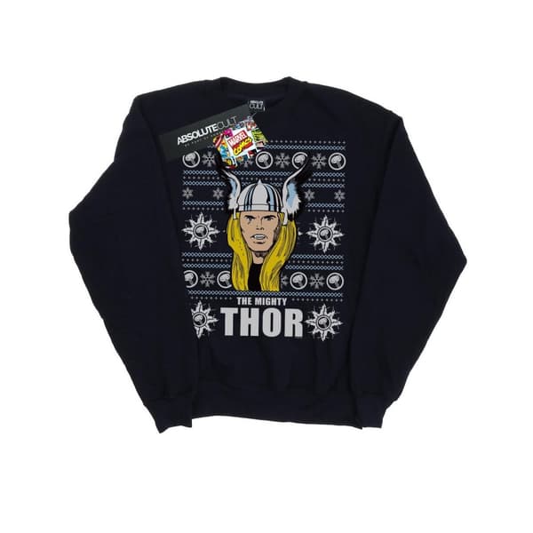 Marvel Thor Face Fair Isle-tröja, herr