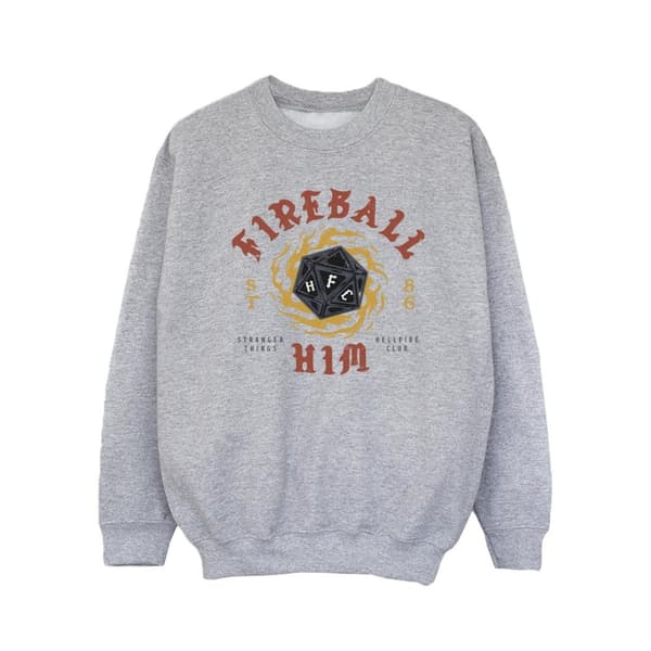 Netflix Girls Stranger Things Fireball Dice 86 Sweatshirt