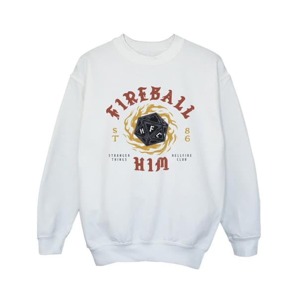 Netflix Girls Stranger Things Fireball Dice 86 Sweatshirt