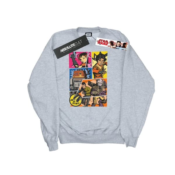 Star Wars Sweatshirt med seriestrippar - Rebels, herr