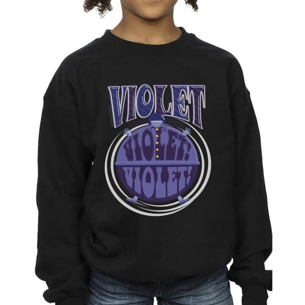 Willy Wonka Violet Turning Violet - Sweatshirt för flickor