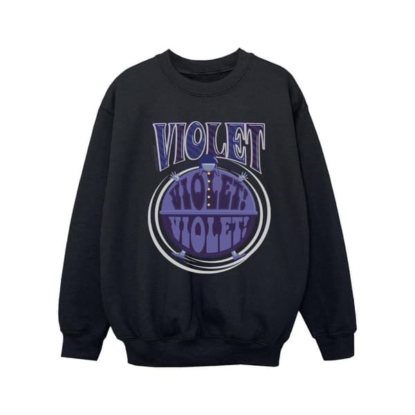 Willy Wonka Violet Turning Violet - Sweatshirt för flickor