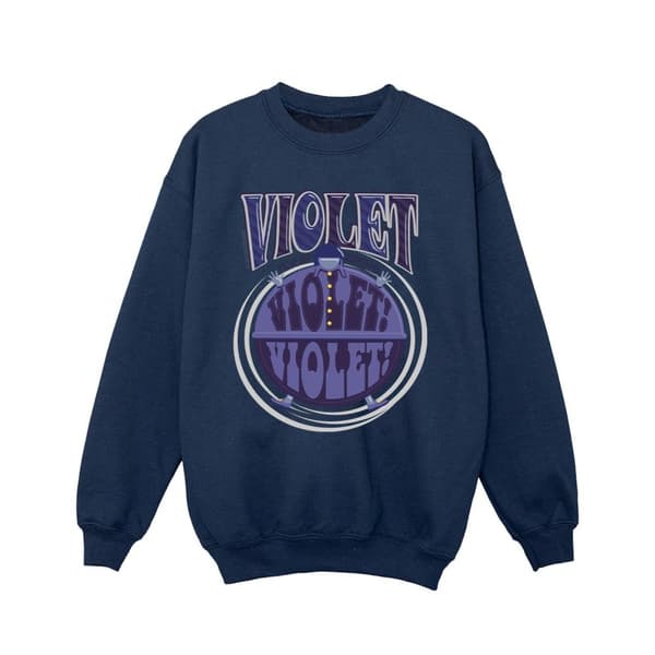 Willy Wonka Violet Turning Violet - Sweatshirt för flickor