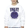 Miniatyrbild 3 av 4: Willy Wonka Violet Turning Violet - Sweatshirt för flickor