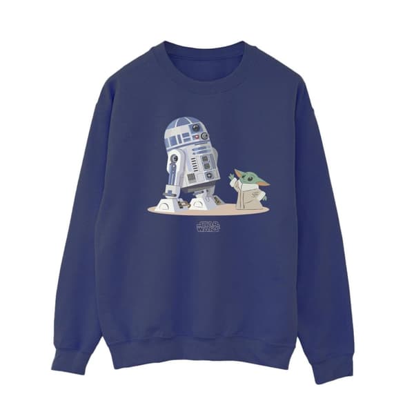 Star Wars Sweatshirt - The Mandalorian R2D2 And Grogu för damer/kvinnor
