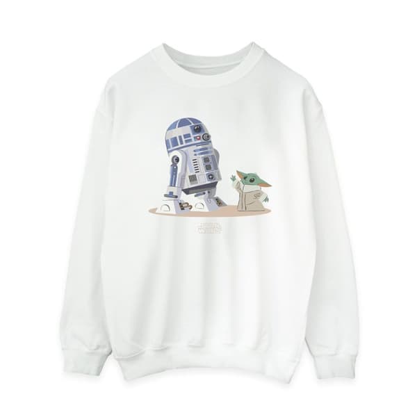 Star Wars Womens/Ladies The Mandalorian R2D2 And Grogu Sweatshirt