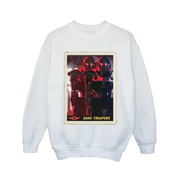 Star Wars Mandalorian Dark Troopers-tröja för flickor White 12-13 Years
