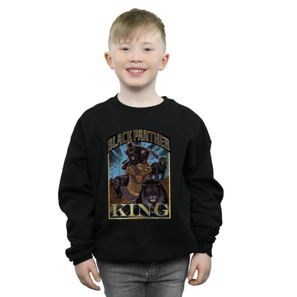 Marvel Boys Black Panther Homage Sweatshirt