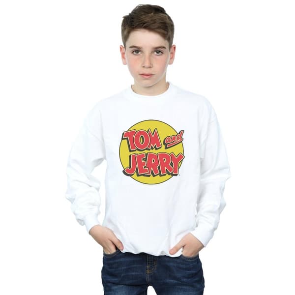 Tom And Jerry Boys Circle Logo Sweatshirt