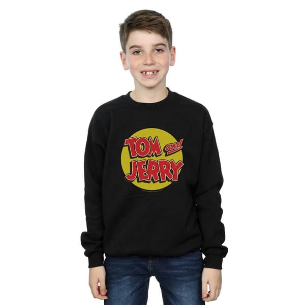 Tom And Jerry Boys Circle Logo Sweatshirt