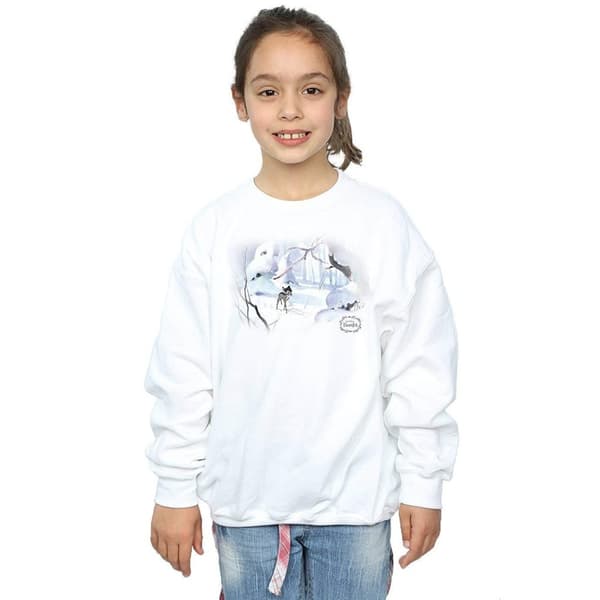 Disney Girls Bambi Snow Sweatshirt