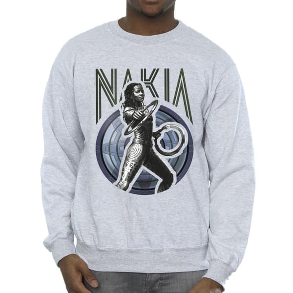 Marvel Mens Wakanda Forever Nakia Shield Sweatshirt