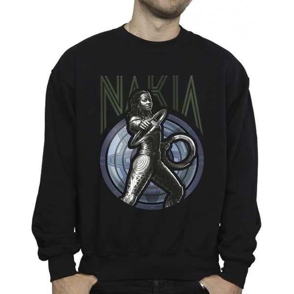 Marvel Mens Wakanda Forever Nakia Shield Sweatshirt
