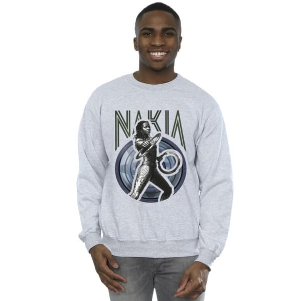 Marvel Mens Wakanda Forever Nakia Shield Sweatshirt