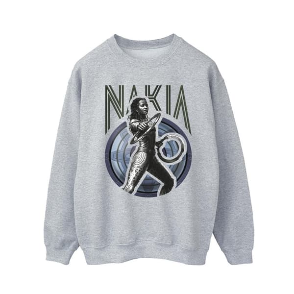 Marvel Mens Wakanda Forever Nakia Shield Sweatshirt