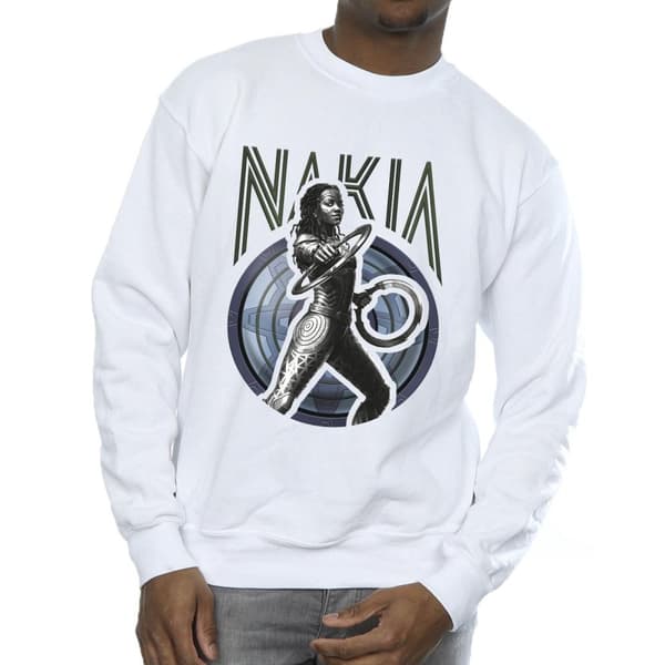 Marvel Mens Wakanda Forever Nakia Shield Sweatshirt