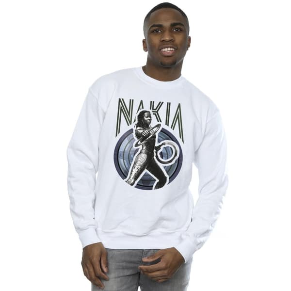 Marvel Mens Wakanda Forever Nakia Shield Sweatshirt