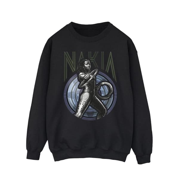 Marvel Mens Wakanda Forever Nakia Shield Sweatshirt